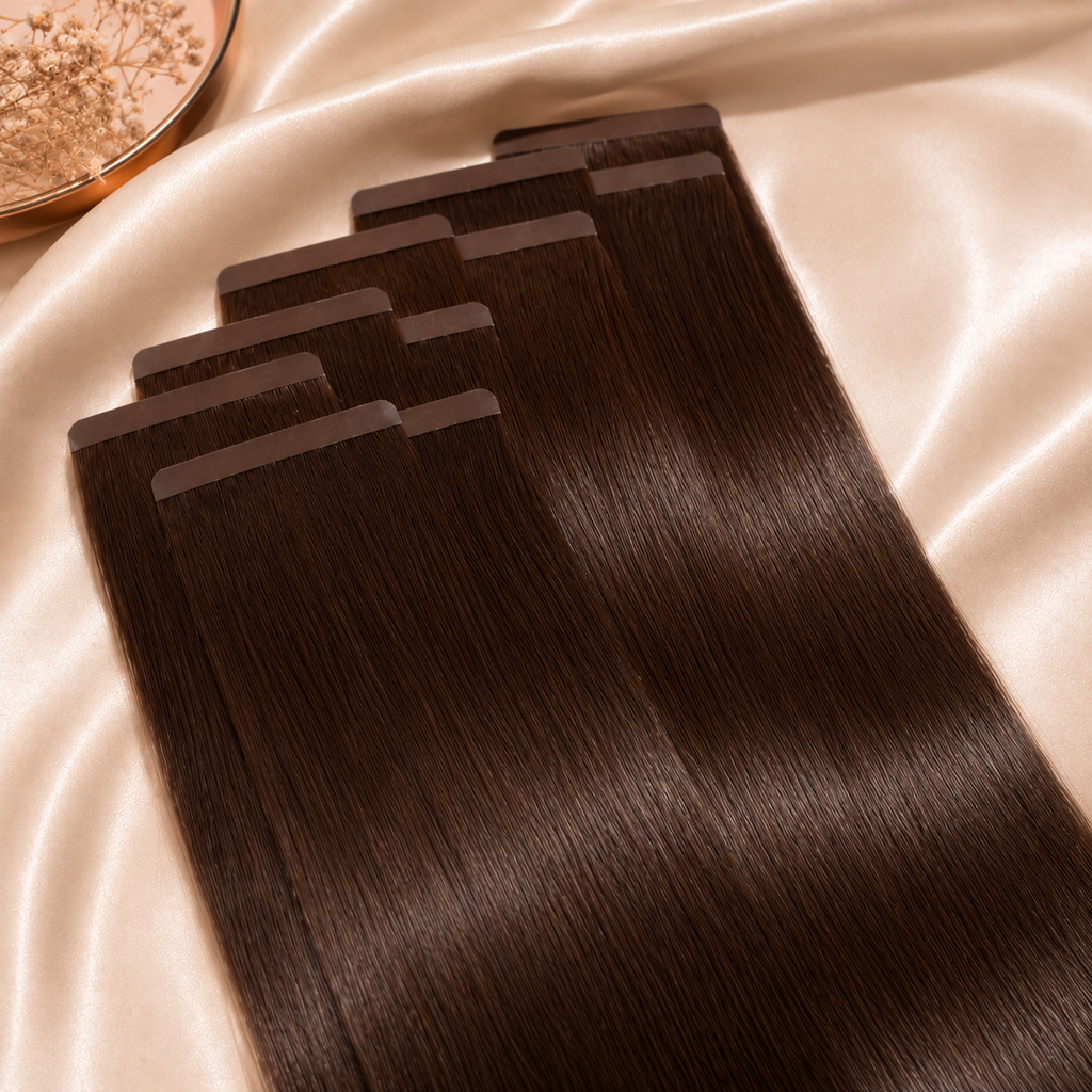 Extensions Tape-in Remy, pose plate et discrète - La Maison Lumé