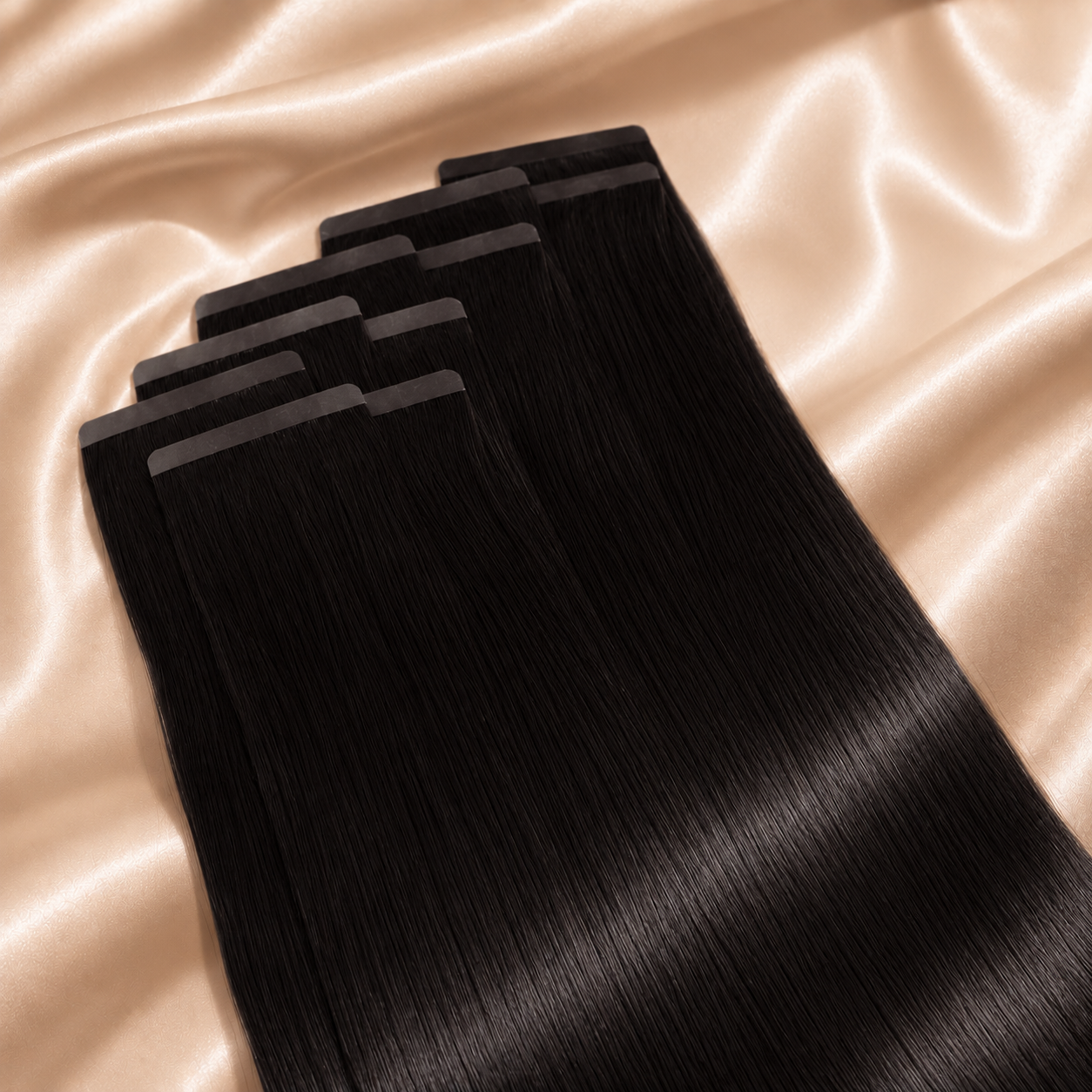 Extensions adhésives Tape-in cheveux naturels Remy premium - La Maison Lumé