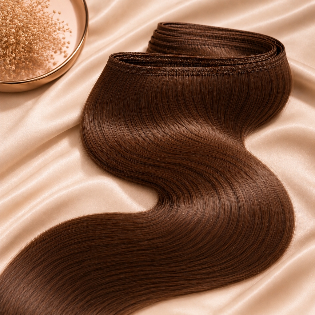 Bandes à coudre cheveux naturels, volume généreux longue durée - La Maison Lumé
