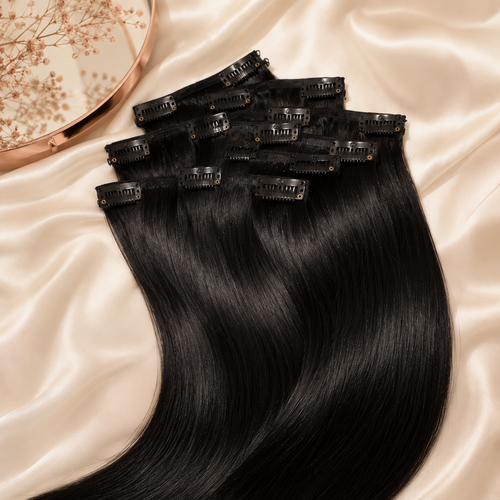 Extensions à clips cheveux naturels Remy premium - La Maison Lumé